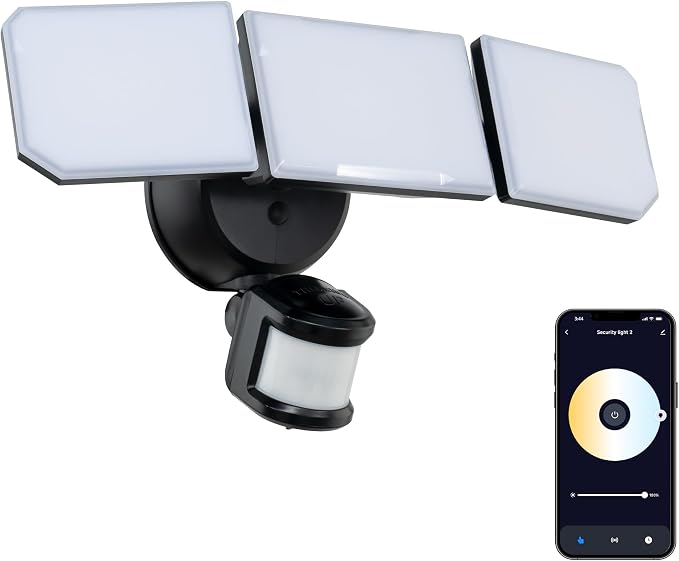 Guardian SMART Flood and Security Wall Light by EastGroveHome