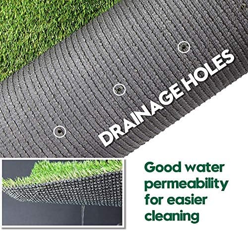 Artificial Grass Turf 3FTX36FT, 38inch 4 Tone Realistic Synthetic Thick Fake - Image 4