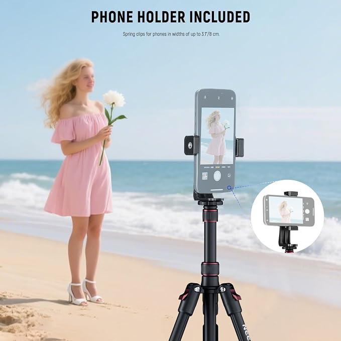 NEEWER Basics TP15 Camera Tripod Monopod, Ball Head Not Included - Image 5