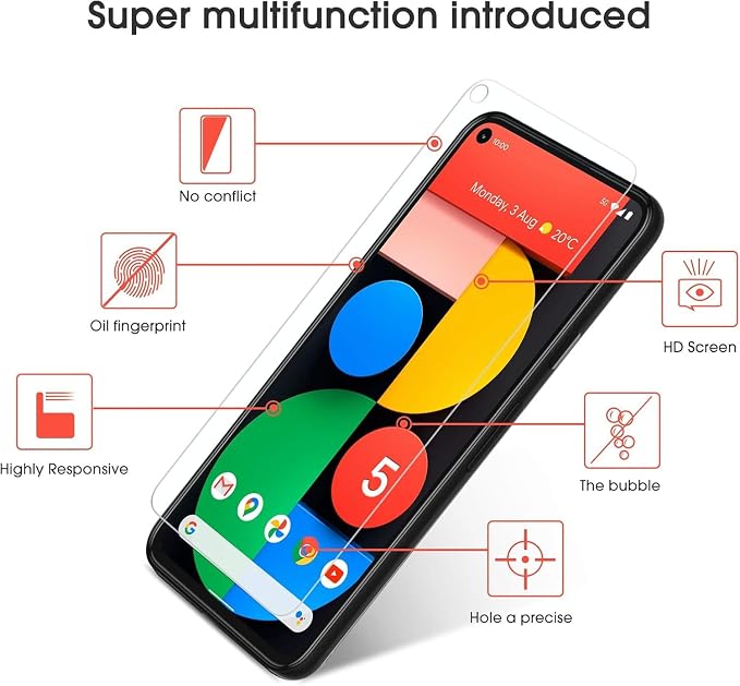 OMOTON [3 Pack Screen Protector - Image 4