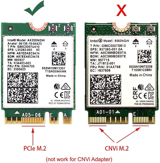 NGFF M.2 Key-A to Mini PCI-E PCI Express Converter Adapter - Image 2