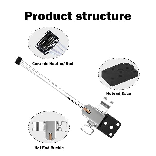 HzdaDeve Heating Assembly Kit for A1 Mini/A1 Hot End Heating Component - Image 6
