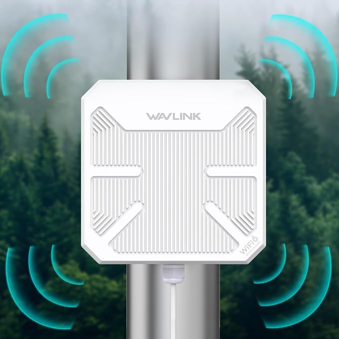 WAVLINK AX3000 Outdoor WiFi 6 Extender, Dual Band Long Range WiFi by WAVLINK%C2%AE
