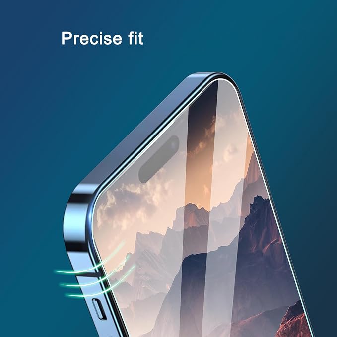 Ailun Screen Protector for iPhone 16 / iPhone 15 / iPhone 15 Pro Display 3 Pack - Image 6