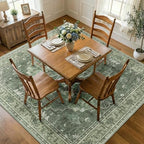RELEANY Washable Area Rug, Square 8'x8' - Image 2