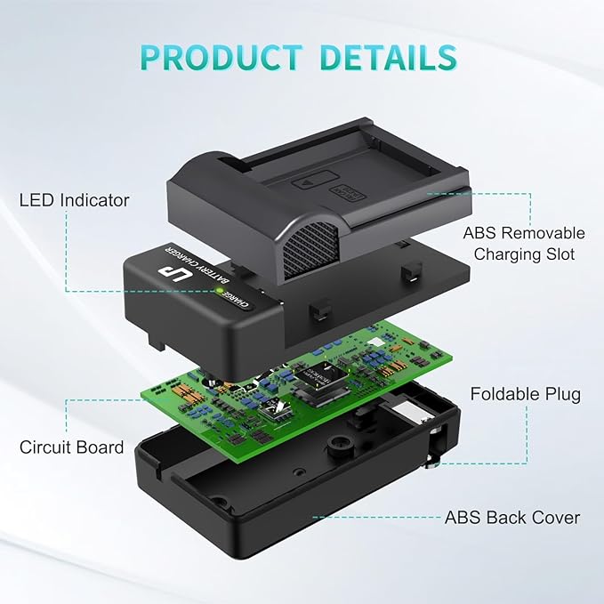 LP LP-E10 Battery Charger, Charger Compatible - Image 2