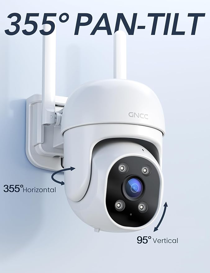 GNCC 2.4GHz Outdoor Security Camera, 1080P Cameras - Image 3