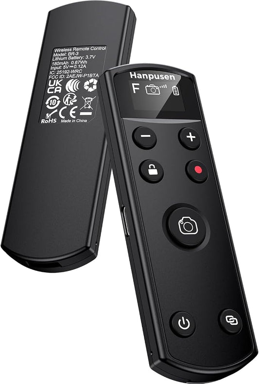 for Fujifilm Camera Remote Control, Hanpusen Rechargeable Wireless Shutter by HANPUSEN