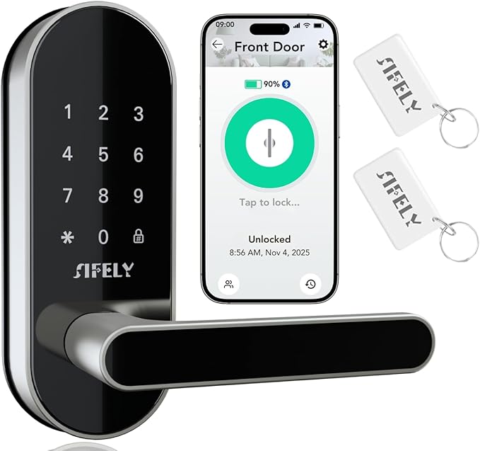 Keyless Entry Keypad Smart Door Lock by SifelySmartLocks