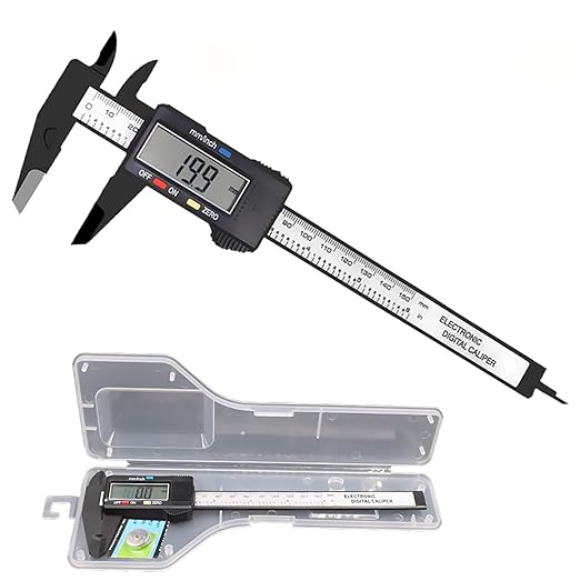 Electronic Digital Calipers, inch and Millimeter Conversion, LCD Screen by Simhevn