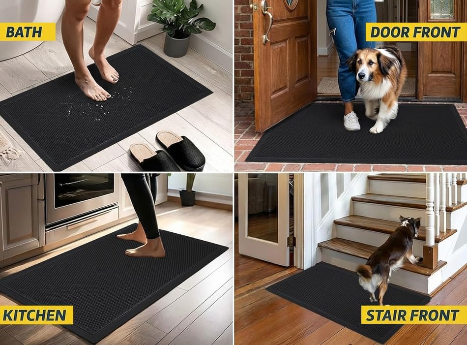 Muddy Mat® Meshy Mat™ Door Mat Heavy-Duty Quick-Dry Floor Mat, Sand & Dirt - Image 6