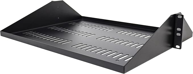 StarTech.com 2U Server Rack Shelf, Center Mounted Universal Vented Rackmount by StarTech