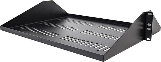 StarTech.com 2U Server Rack Shelf, Center Mounted Universal Vented Rackmount by StarTech