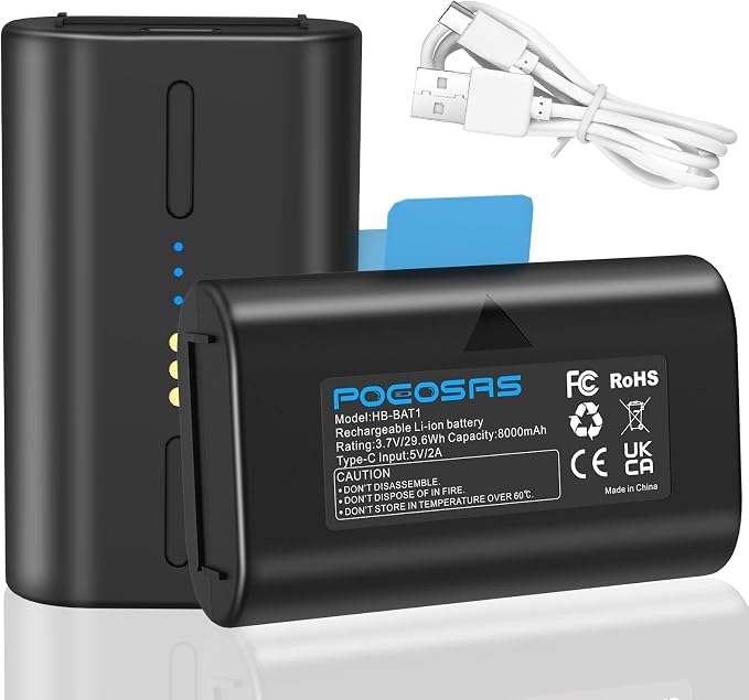 Rechargeable Battery for SimpliSafe Outdoor Camera, Compatible by POEOSAS
