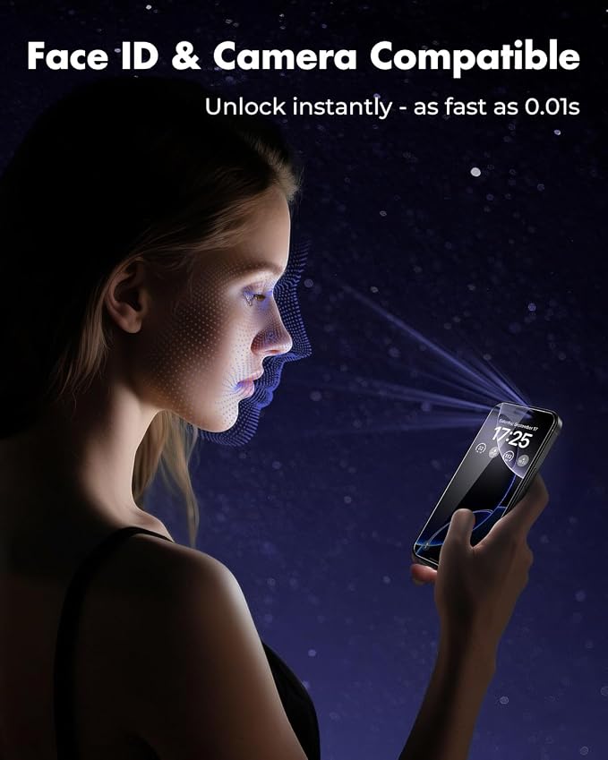 UNBREAKcable iPhone 16 Pro Screen Protector 3-Pack, Upgraded Dual-Tempered - Image 6