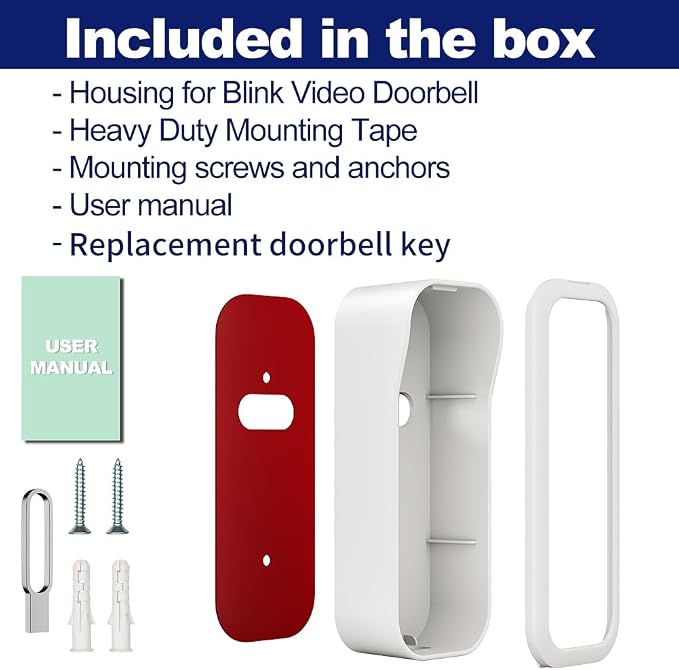 Blink Doorbell Mount for All-new Blink Video Doorbell, No-Drilling Blink Mount - Image 7
