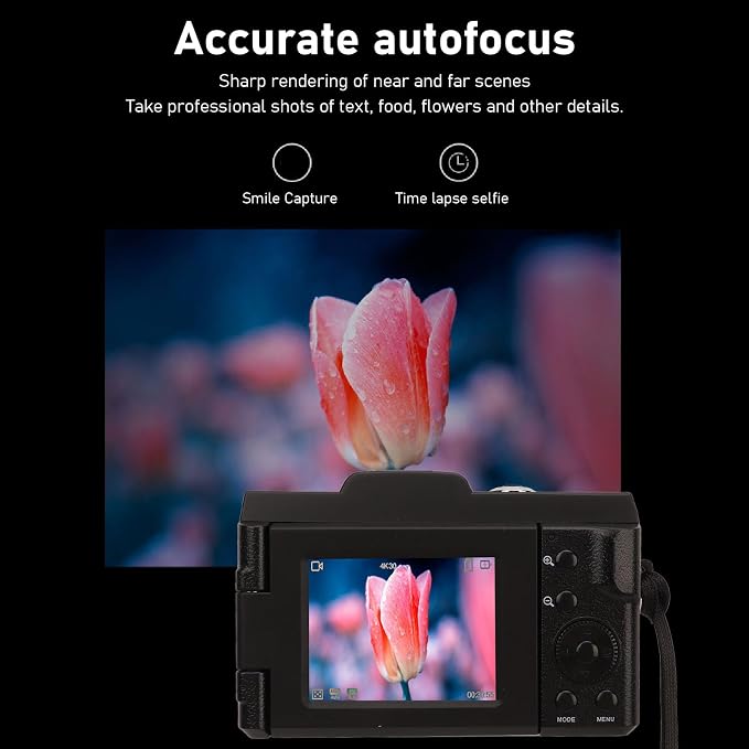 1080P Digital Camera for Photography and Video, 16MP 16X Digital Zoom 2.4 inch - Image 2