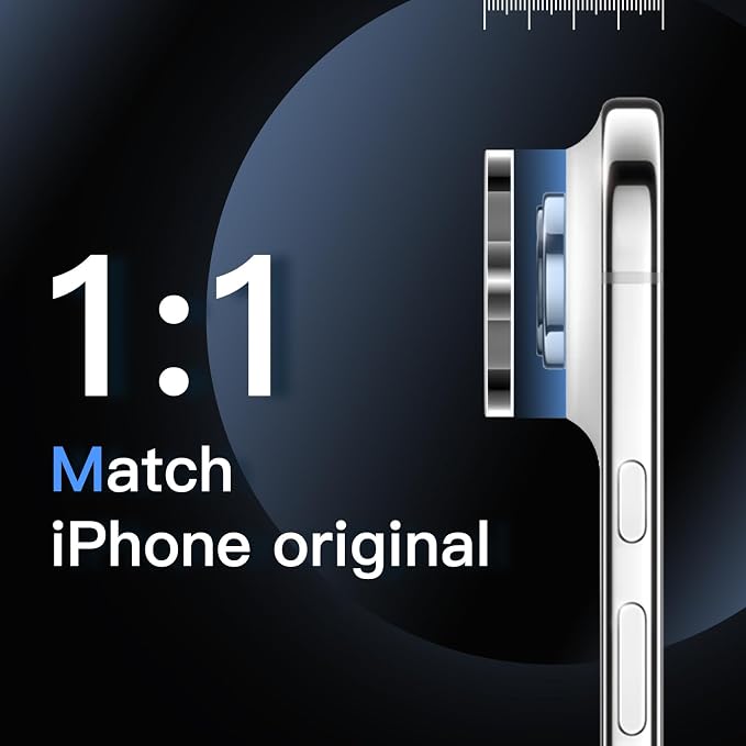 JETech Camera Lens Protector for iPhone Air, 9H Tempered Glass, Anti-Scratch - Image 5