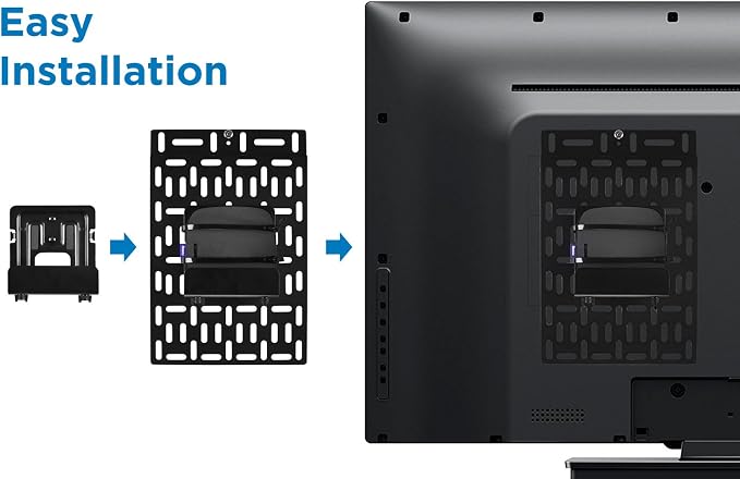 Mount-It! Cable Box Mount Behind TV | Adjustable Universal Mounting Bracket - Image 2