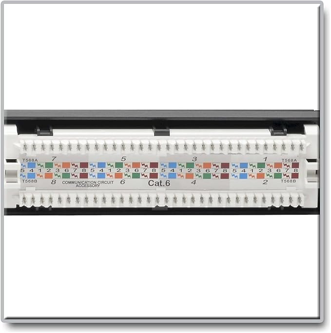 Eaton Tripp Lite Cat6 24-Port PoE+ Patch Panel, RJ45 Ethernet, 1U Rackmount - Image 3