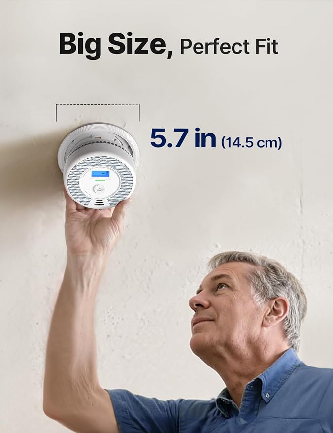 X-Sense Smoke Detector Carbon Monoxide Alarm Combo, 10-Year Non-Replaceable - Image 5