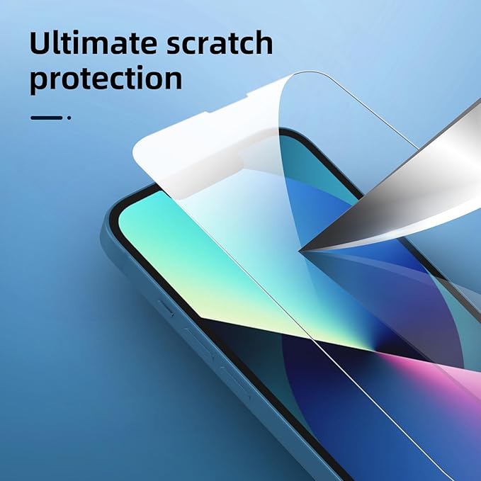 NEW'C 3x for iPhone 13 Screen Protector+ 3x Camera Lens Protector, Sensor - Image 7