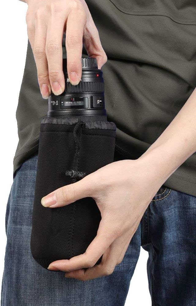 Selens Protective Drawstring Neoprene DSLR Camera Lens Pouch Bag Compatible - Image 6