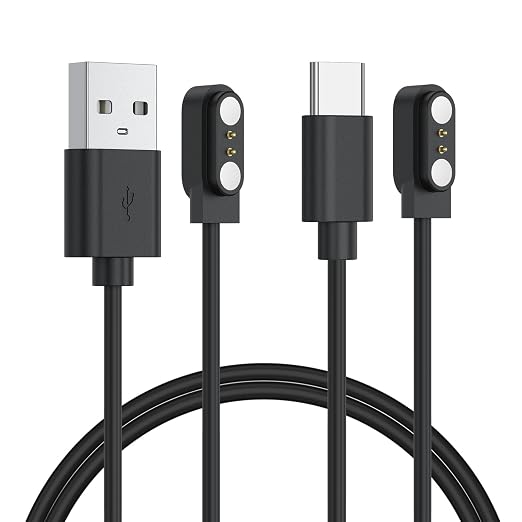 Vancle 2 Pack VeryFit Smartwatch Charger Cable, Magnetic USB Charging Cable by Vancle