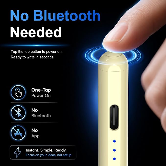 HATOKU Stylus Pen for iPad 2018-2026, 15 Mins Fast Charging Pencil 1st Gen - Image 6