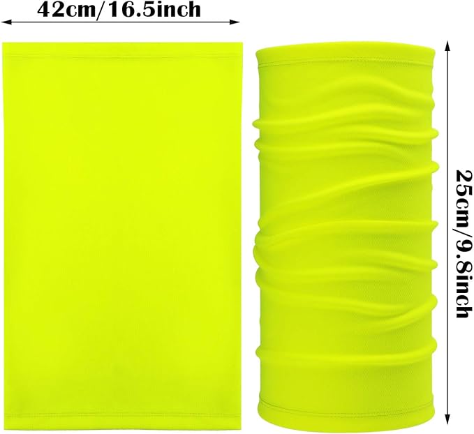 Geyoga 6 Pieces Summer UV Protection Cooling Neck Gaiter Face Clothing Neck - Image 6