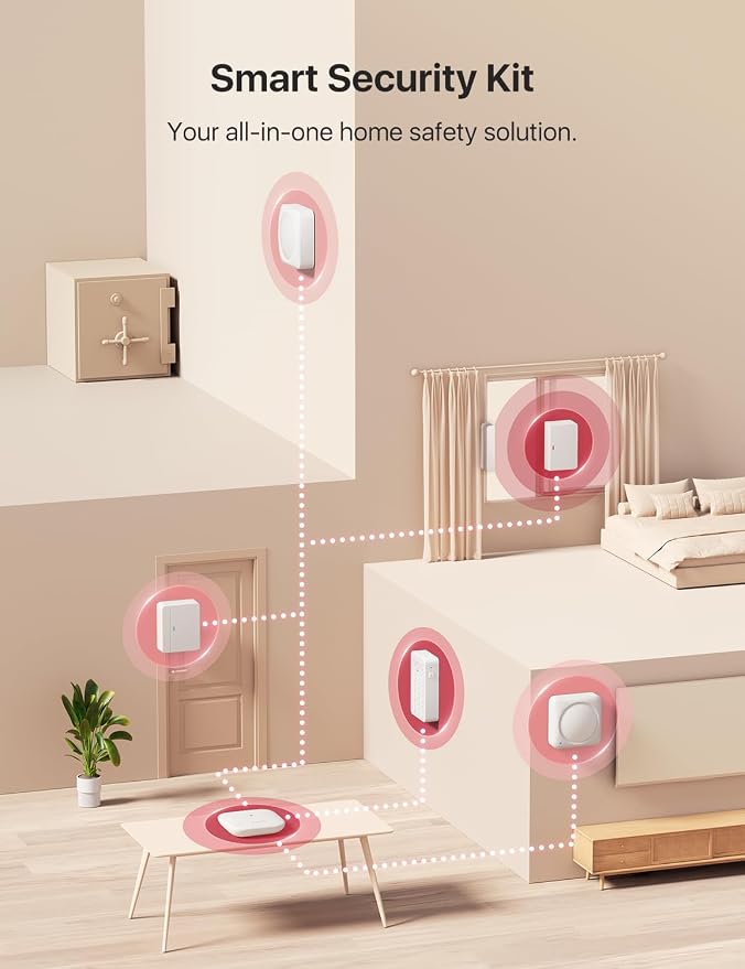 X-Sense Smart Home Security System, Wireless Security System 5-Piece Set - Image 5