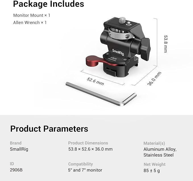 SmallRig Field Monitor Mount - Image 9