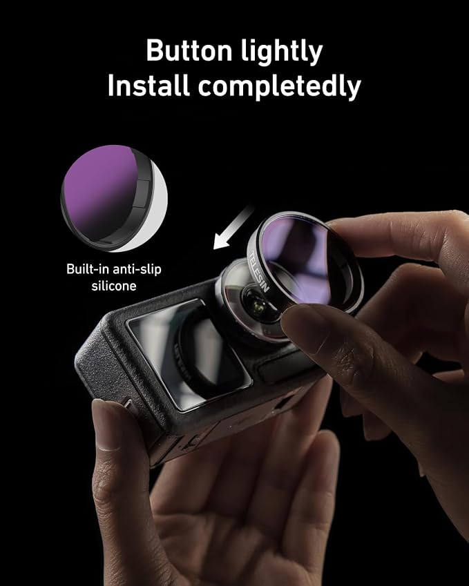TELESIN CPL ND Filter Set for DJI Action 5 Pro/4/3, Xtra Edge & Xtra Edge Pro - Image 5
