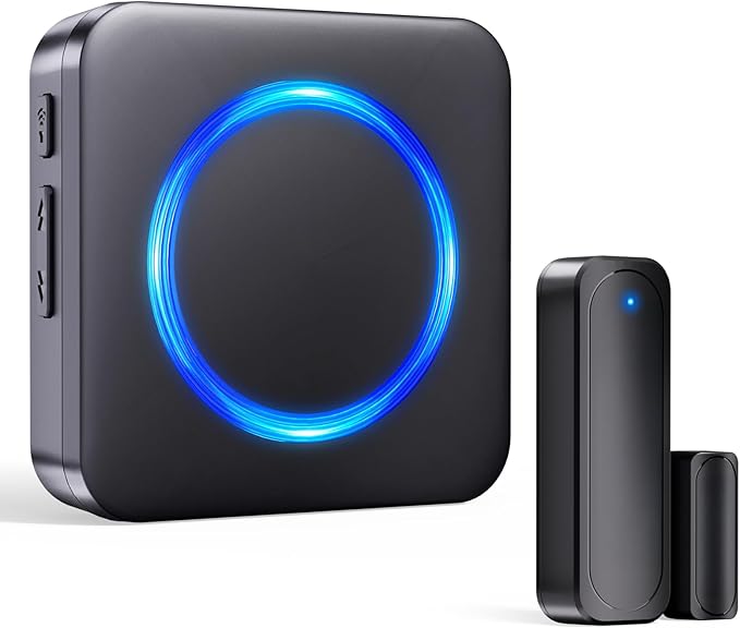 Door Chime, Satisure Wireless Door Sensor Chime When Door Opens, Door Alarms by Satisure