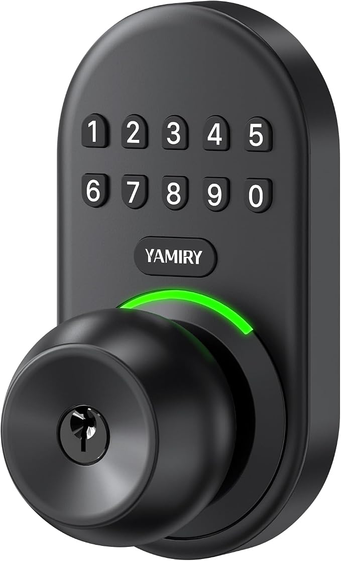 Keypad Smart Door Knob Lock, Yamiry Keyless Entry Digital Lock by YAMIRY