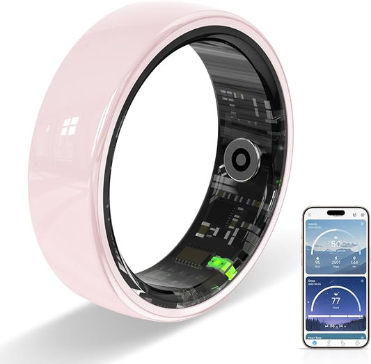 Ceramic Smart Ring, Advanced Health & Fitness Tracker by Unknown