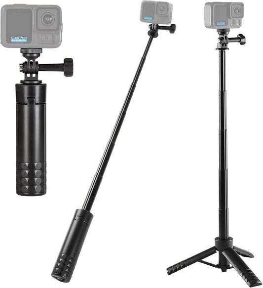 HSU Tripod Stand + Selfie Stick Pole by HSU