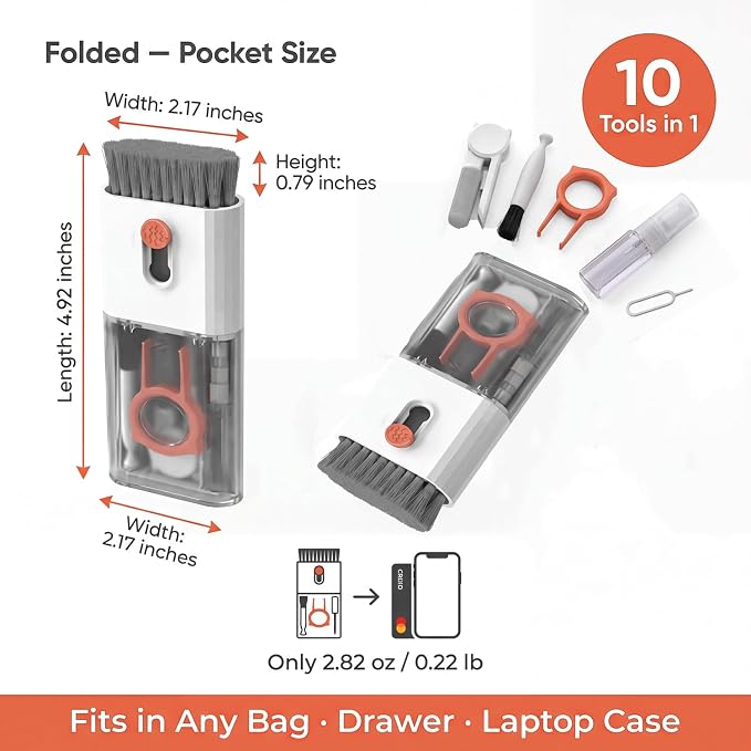 10-in-1 Keyboard Cleaner Kit, All-in-One Computer Electronics Cleaning Brush Set - Image 4