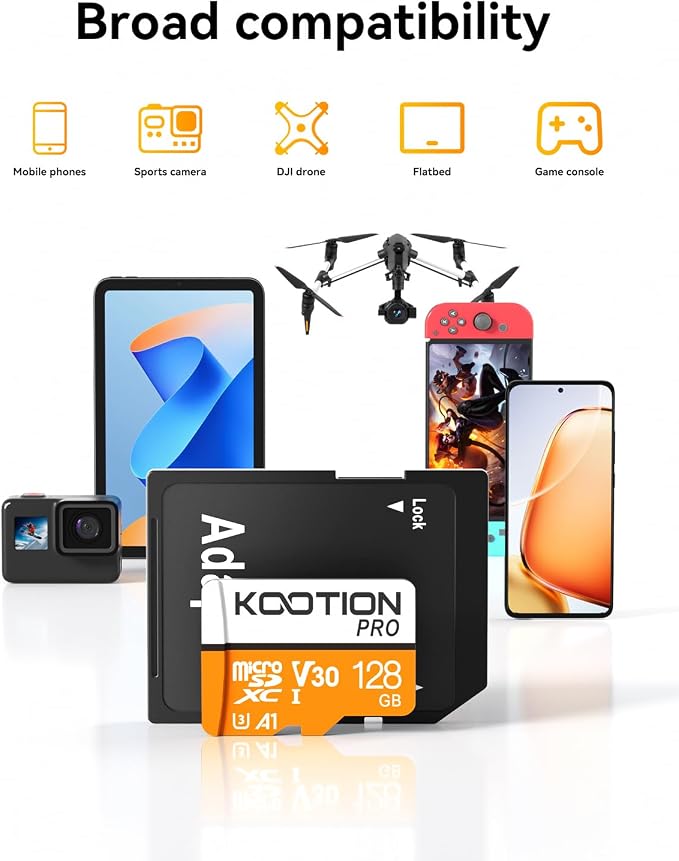 KOOTION 128GB 10-Pack Micro SD Card - Image 5
