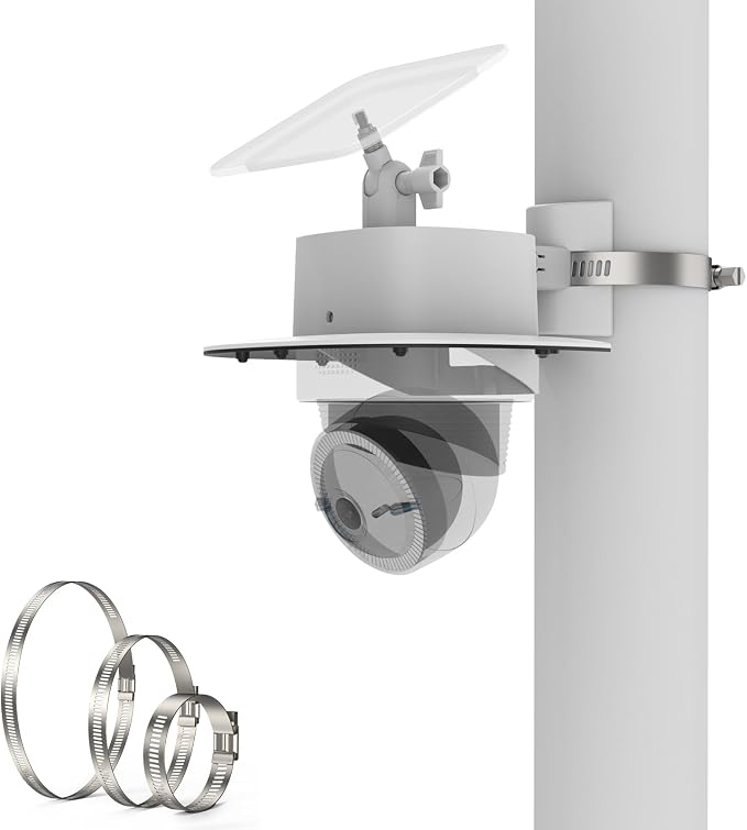 Pole Mounting Bracket & Outdoor Camera Sun Rain Shade Shield Cover Compatible - Image 8