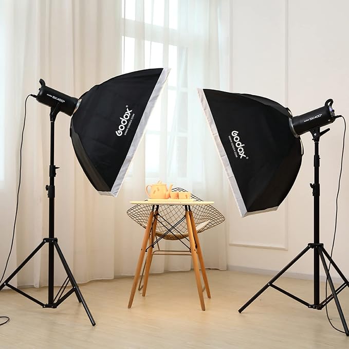 Godox 2* SK400ii 800Ws Studio Strobe Flash Lighting Kit:2 Pack SK400II Monolight - Image 7
