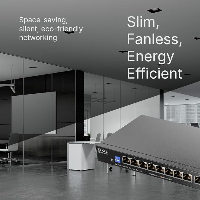 Zyxel 16 Port Network Switch | Unmanaged Gigabit Ethernet Switch | 16x GbE - Image 4