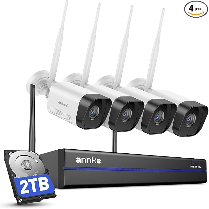 ANNKE 4K 16CH Wireless Security Camera System, 8MP NVR by ANNKE