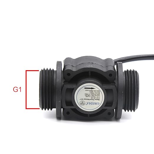 1" Water Flow Sensor Food-Grade Switch Hall Effect Flowmeter Fluid Meter - Image 4