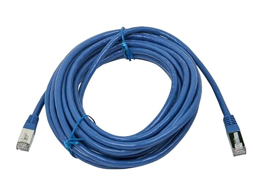 Monoprice Cat6A 25ft Blue Patch Cable Double Shielded 26AWG 10G Pure Bare - Image 2
