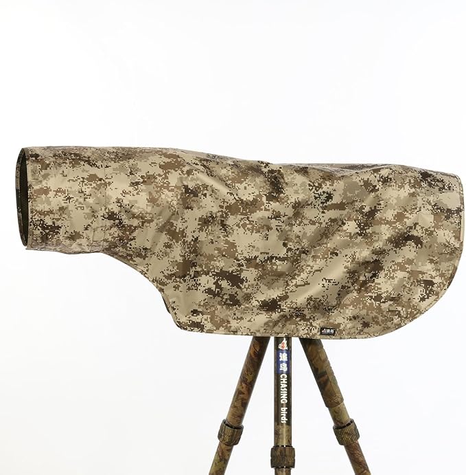 CHASING BIRDS Camouflage Waterproof Opaque Anti-UV Rain Covers Raincoat by CHASINGBIRDS