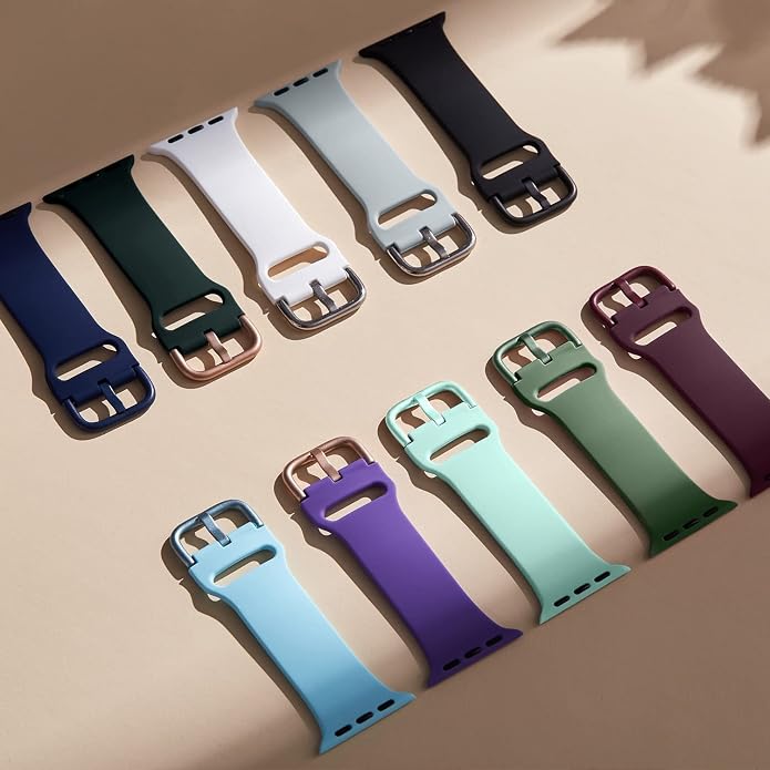 Sport Band Compatible with Apple Watch Bands 49mm 46mm 45mm 44mm 42mm 41mm 40mm - Image 3