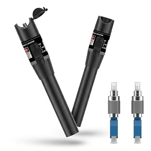 2-Pack Fiber Optic Visual Fault Locator Kit, VFL Pen Compatible by ProfessionalFiberNetworkDevicemanufacturer