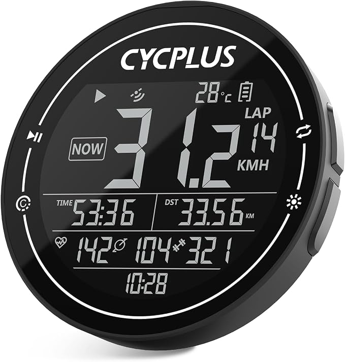 CYCPLUS GPS Bike Computer, Wireless Cycling Computer, ANT+ Bluetooth Bicycle by CYCPLUS