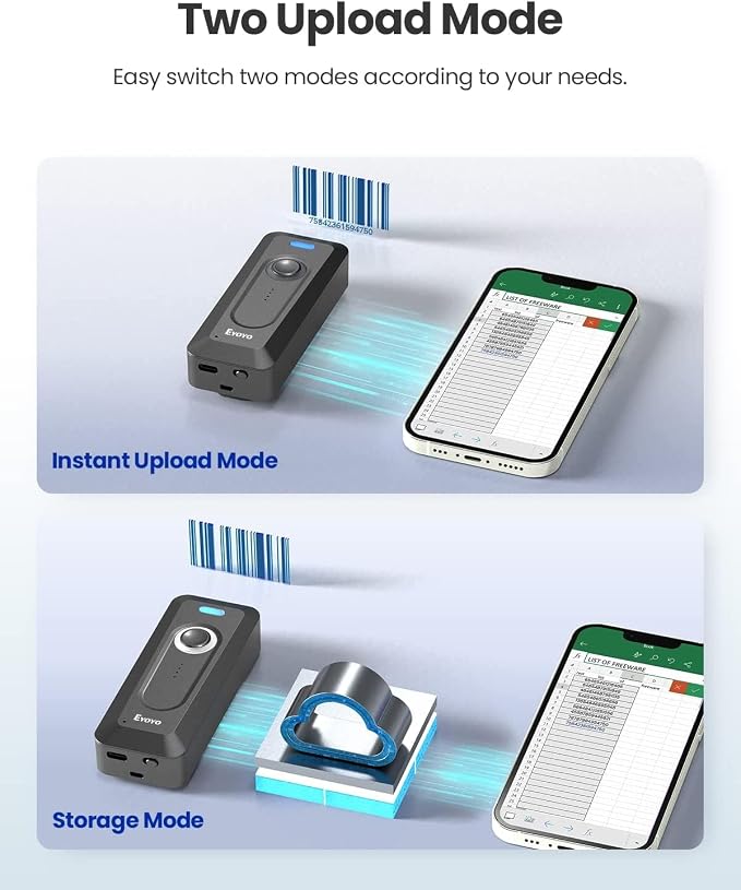 Eyoyo 2D Bluetooth Barcode Scanner Wireless - Image 8